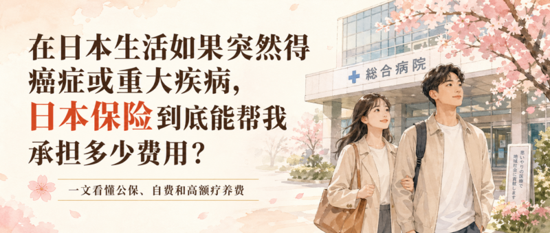 在日本生活如果突然得癌症或重大疾病，日本保险到底能帮我承担多少费用？-日本保保网